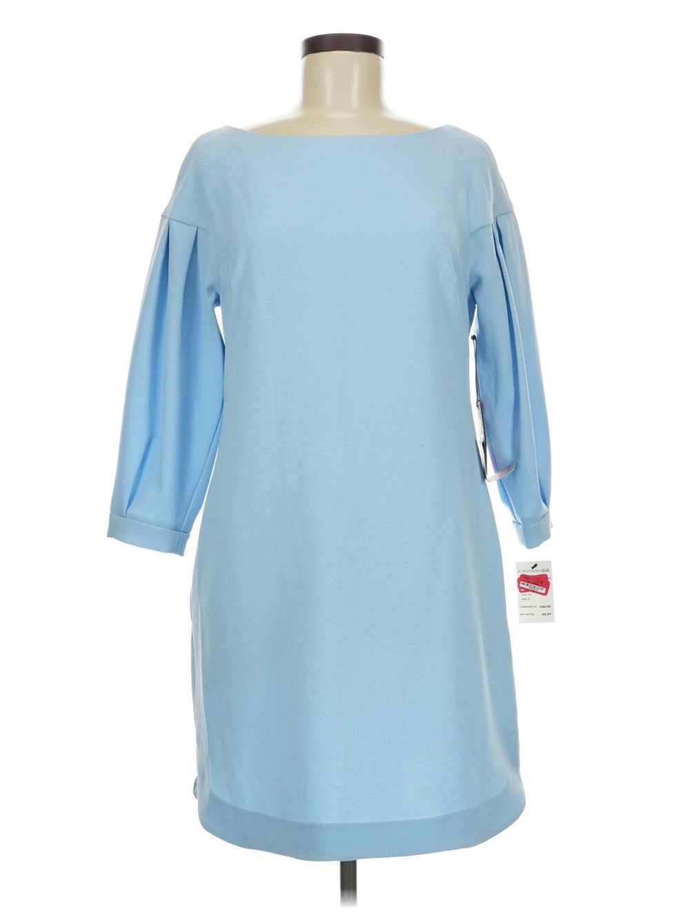Vince Camuto Light Blue Boatneck Shift Dress